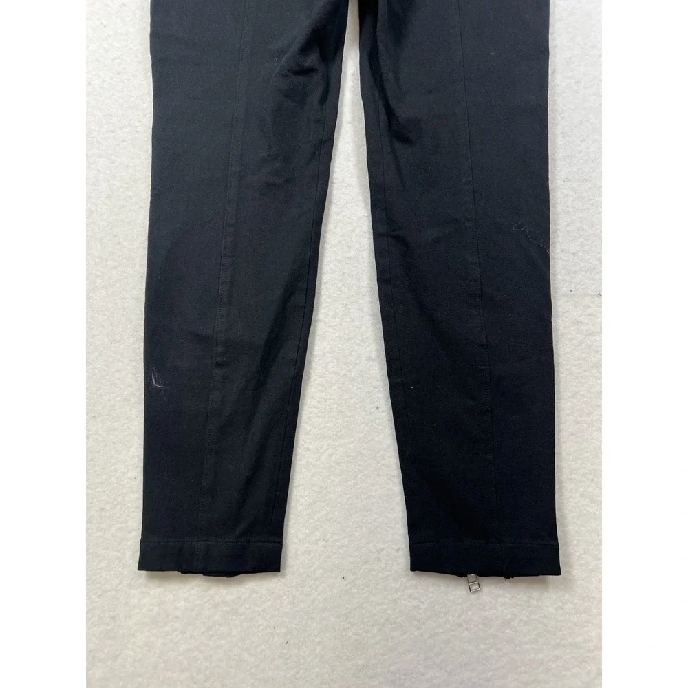 T Alexander Wang‎ Women's Size 10 Black Ankle Zip High Waisted Skinny Leg Pants